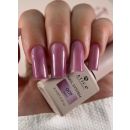 Сатиновый гель-лак Atica 007 — холодный лиловый цвет на ногтях