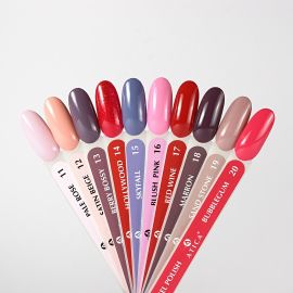 Gel Polish ATICA Hollywood GPM14, glitter ruby red, 8 ml