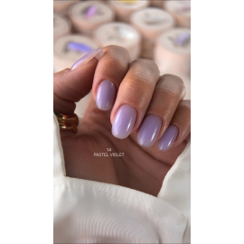 Atica eXel 14 Pastel Violet 30 ml — моделюючий гель для нігтів пастельно-фіолетового кольору