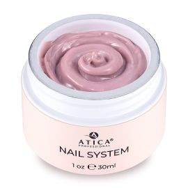 Камуфлюючий желейний гель ATICA GEL*LY Cream Mist для природного нюдового манікюру