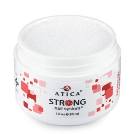 STRONG GEL Pure White Shimmer молочний гель з шимером 30 мл 85439