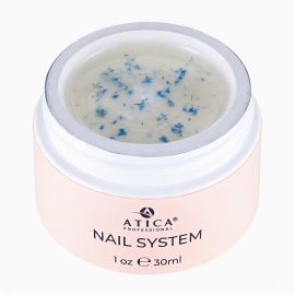 ATICA Builder Gel Floral 02 30 ml with blue flower effect