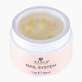 ATICA Builder Gel Floral 03 30 ml with yellow floral particles