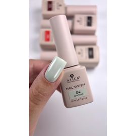 Гель-лак ATICA One Touch 04 8 мл — ніжний молочно-м’ятний відтінок