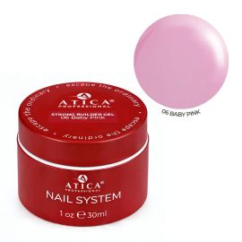 Baby Pink Strong Cover Gel ATICA 30 мл для наращивания ногтей