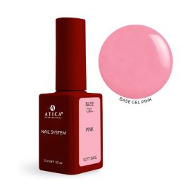 Soft Base Pink ATICA 15 мл — розовая база для выравнивания
