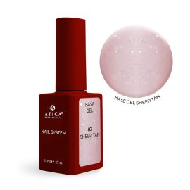 ATICA Cover Base Gel 03 Sheer Tan 15 мл — нюдова база beige tan