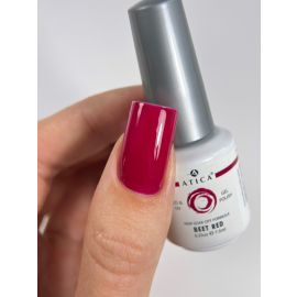 Гель-лак ATICA Beet Red GPM98 7,5 мл — буряково-червоний відтінок на нігті