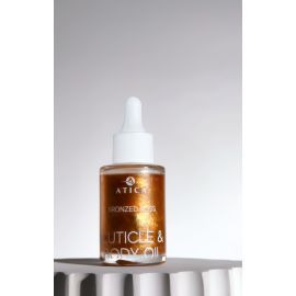 BRONZED BLISS Cuticule & Body Oil Atica — олія для кутикули та тіла з ефектом доглянутої бронзової шкіри