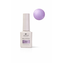 Гель-лак Atica Satin 007 8 мл — лилово-сливовый сатиновый оттенок