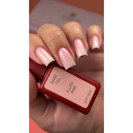 Camouflage Base Coat Flush Pink ATICA макет на нігтях